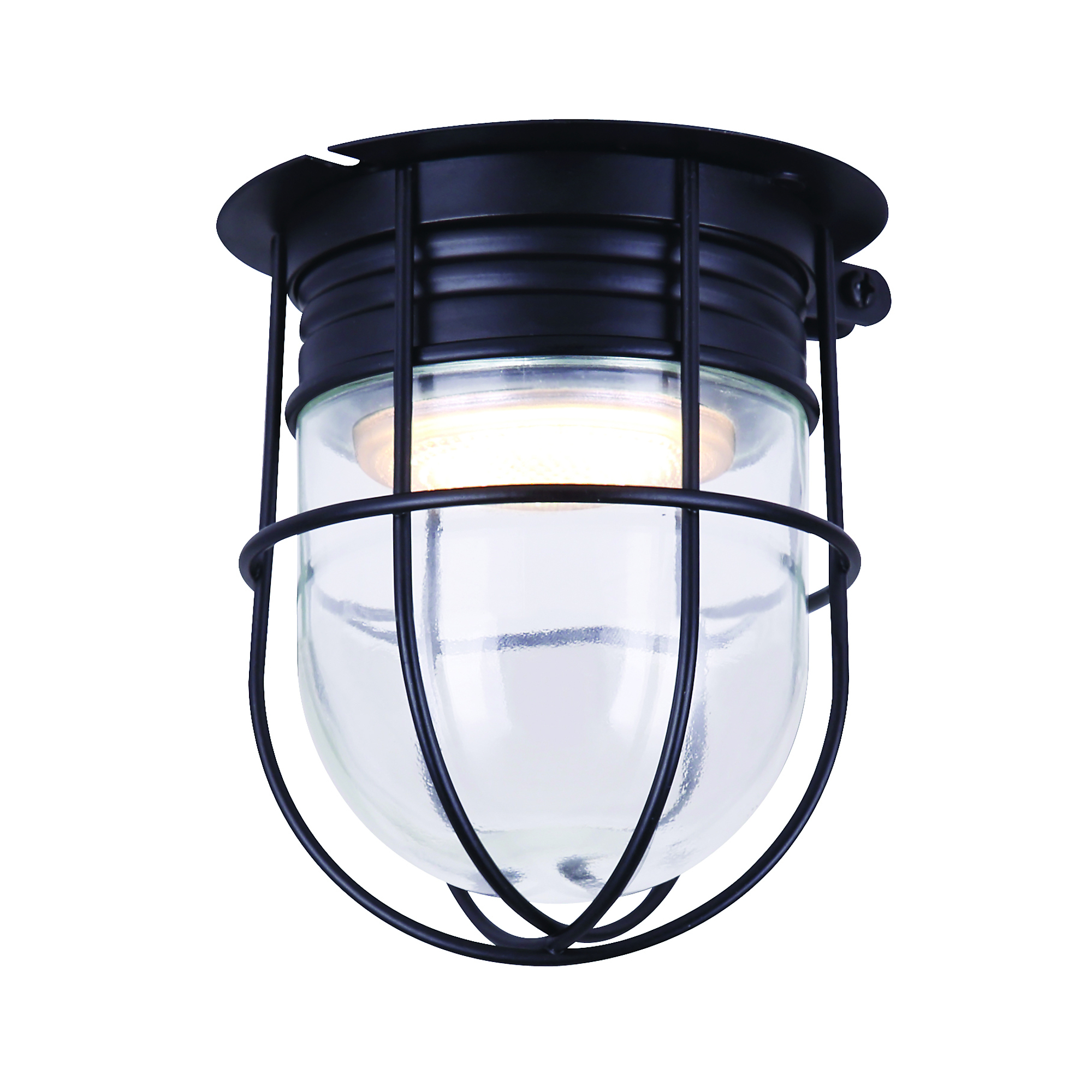 Canarm, 4.5in. LED Barn Light, Clear Glass, Included (qty.) 1 Model# LCL161A04CWGBK